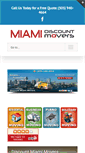 Mobile Screenshot of discountmiamimovers.com